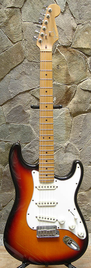 fender stratocaster sunburst maple neck. 2007 Fender Stratocaster